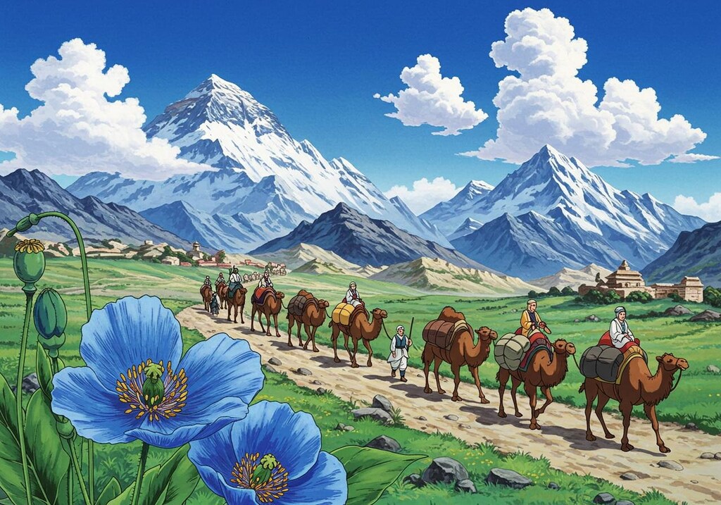 ヒマラヤの青い芥子