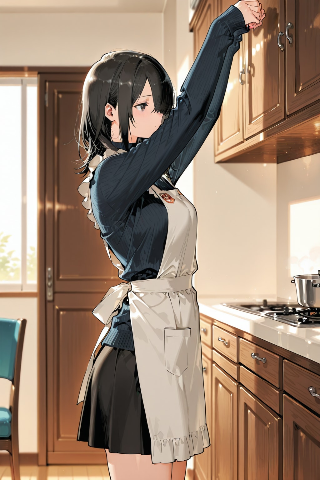 めかくれ女子＃５７ | の人気AIイラスト・グラビア