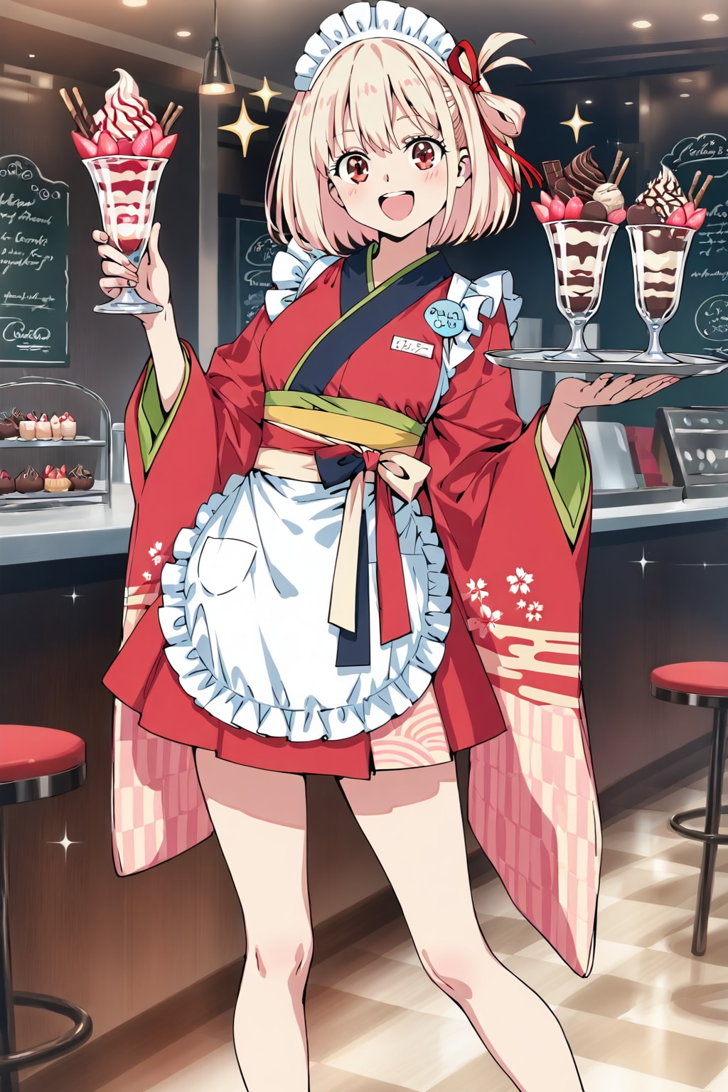 壱 リコリコ ショートストーリー 前篇【新作スイーツ盛り付け対決】(アニメ2期のオマージュ)