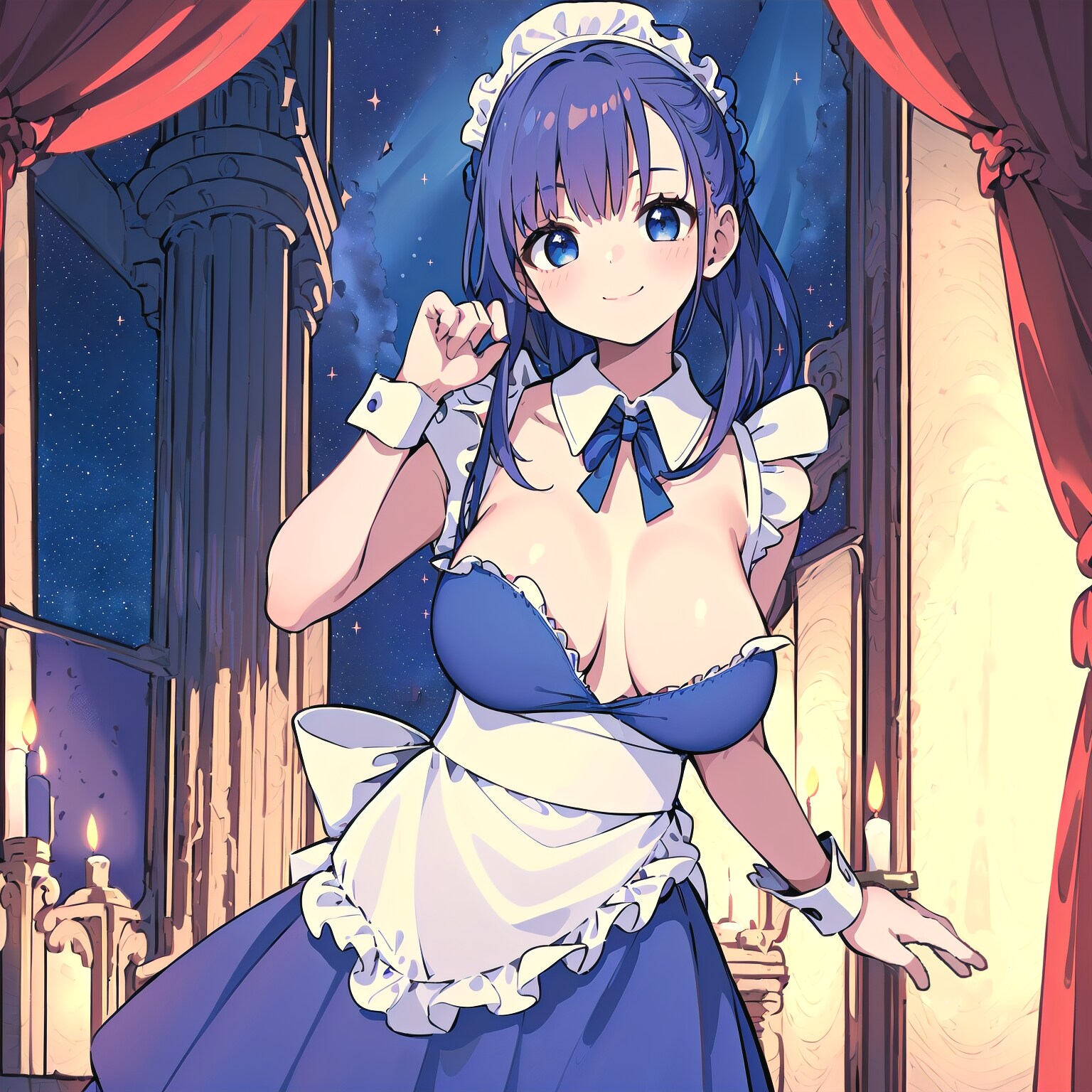 夜のメイドさん