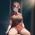 初めて生成できた"美少女"イラスト 2枚目