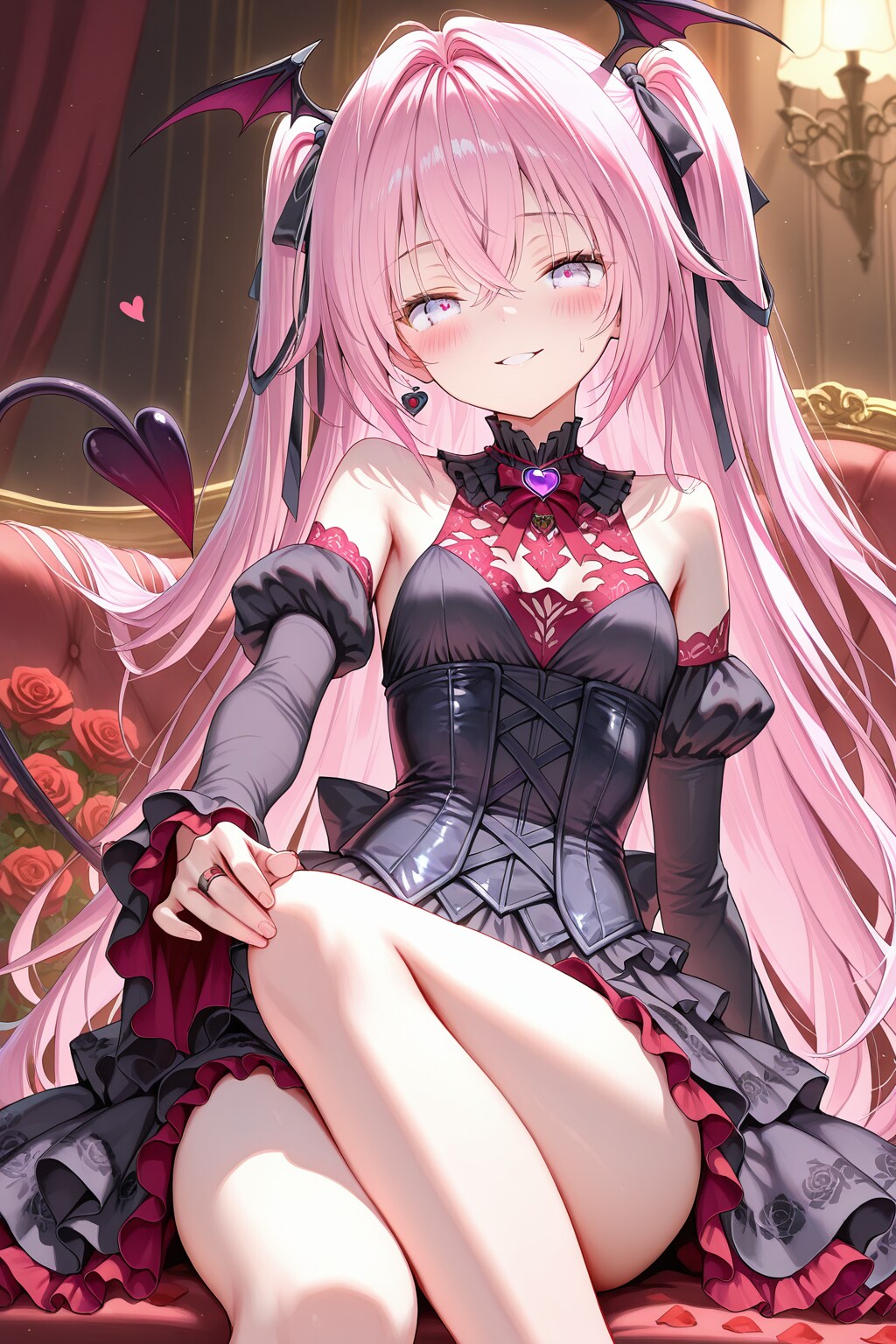 バラとドレスのルネア