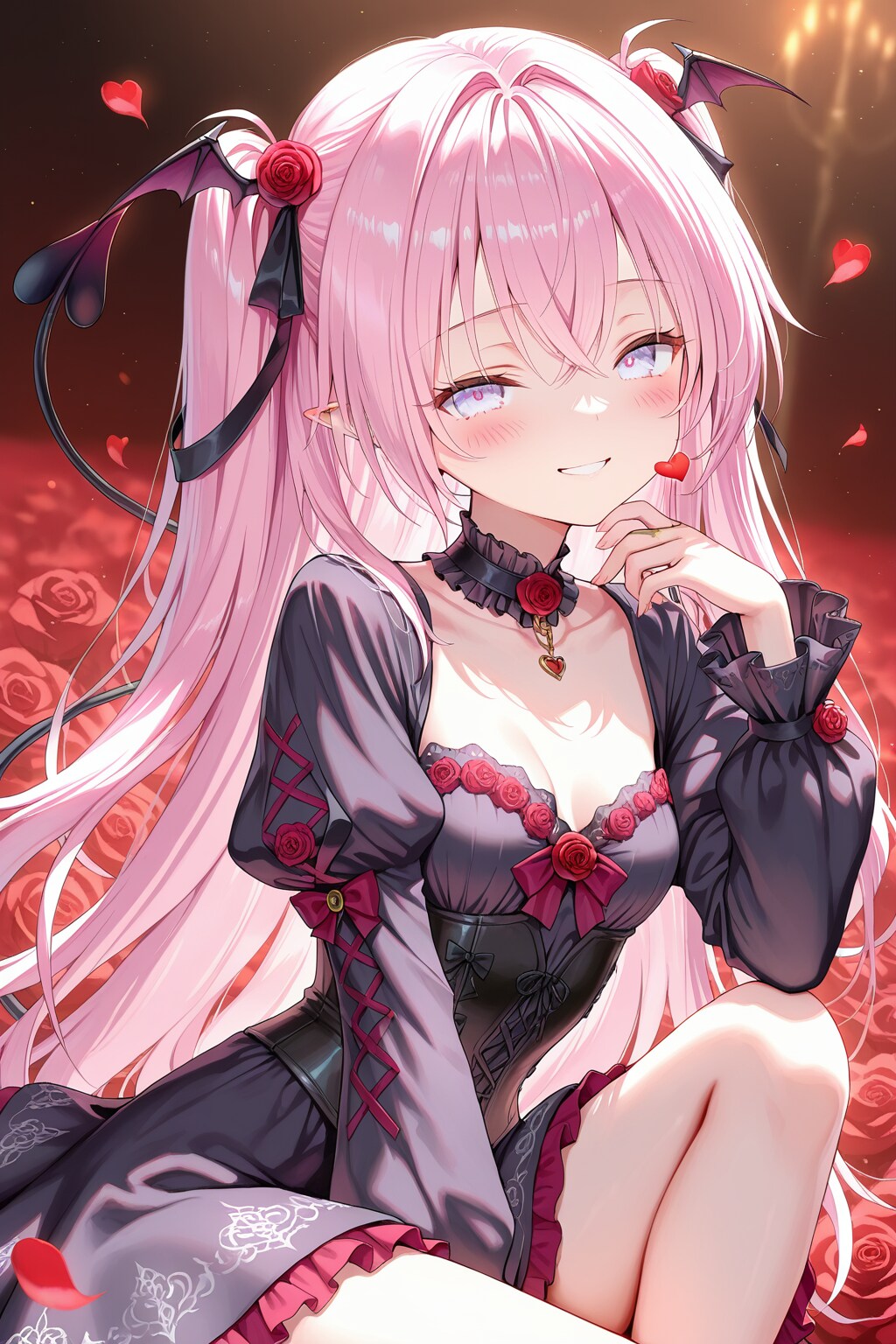 バラとドレスのルネア | の人気AIイラスト・グラビア