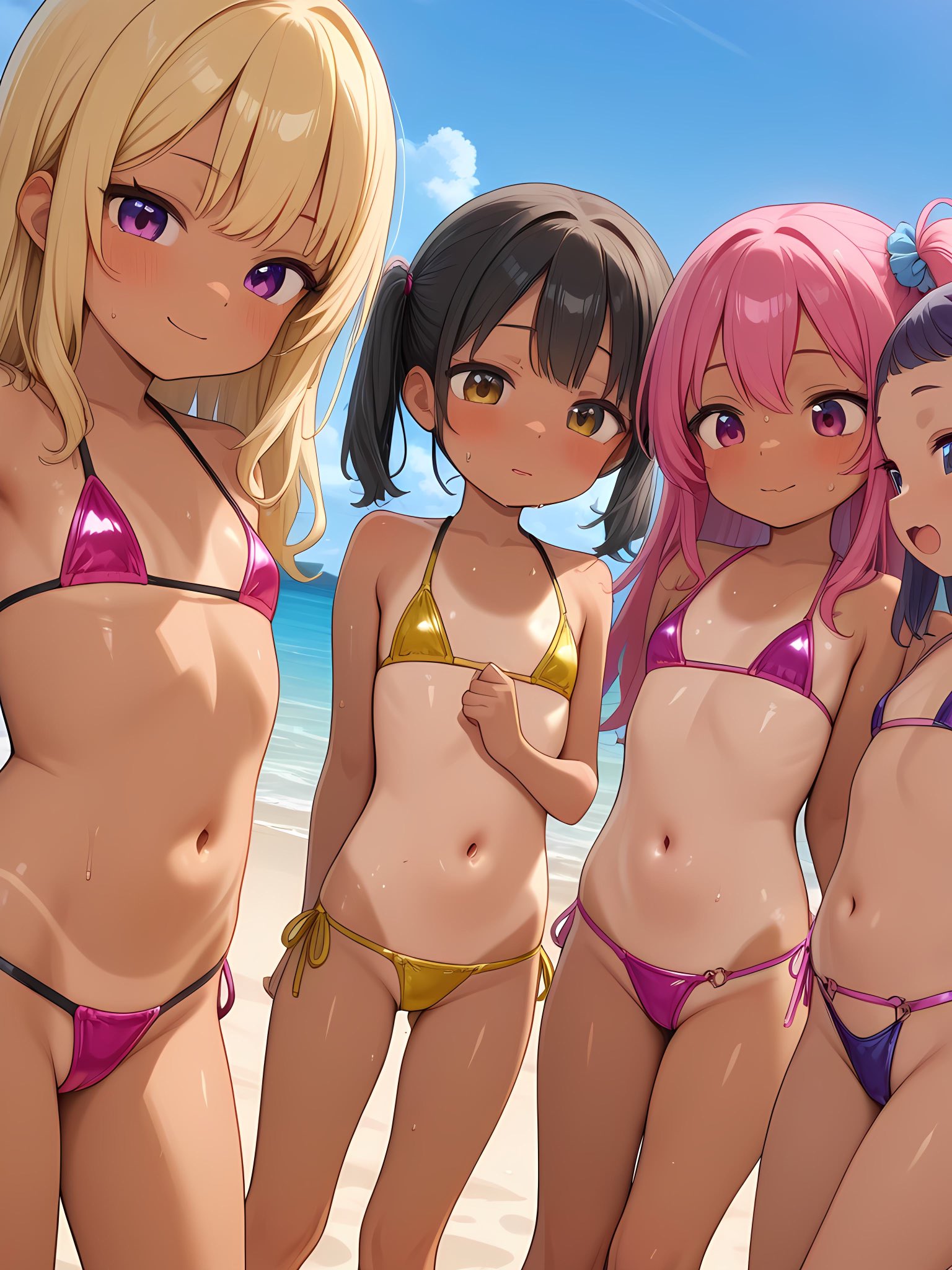 コギャルの群れに囲まれた！