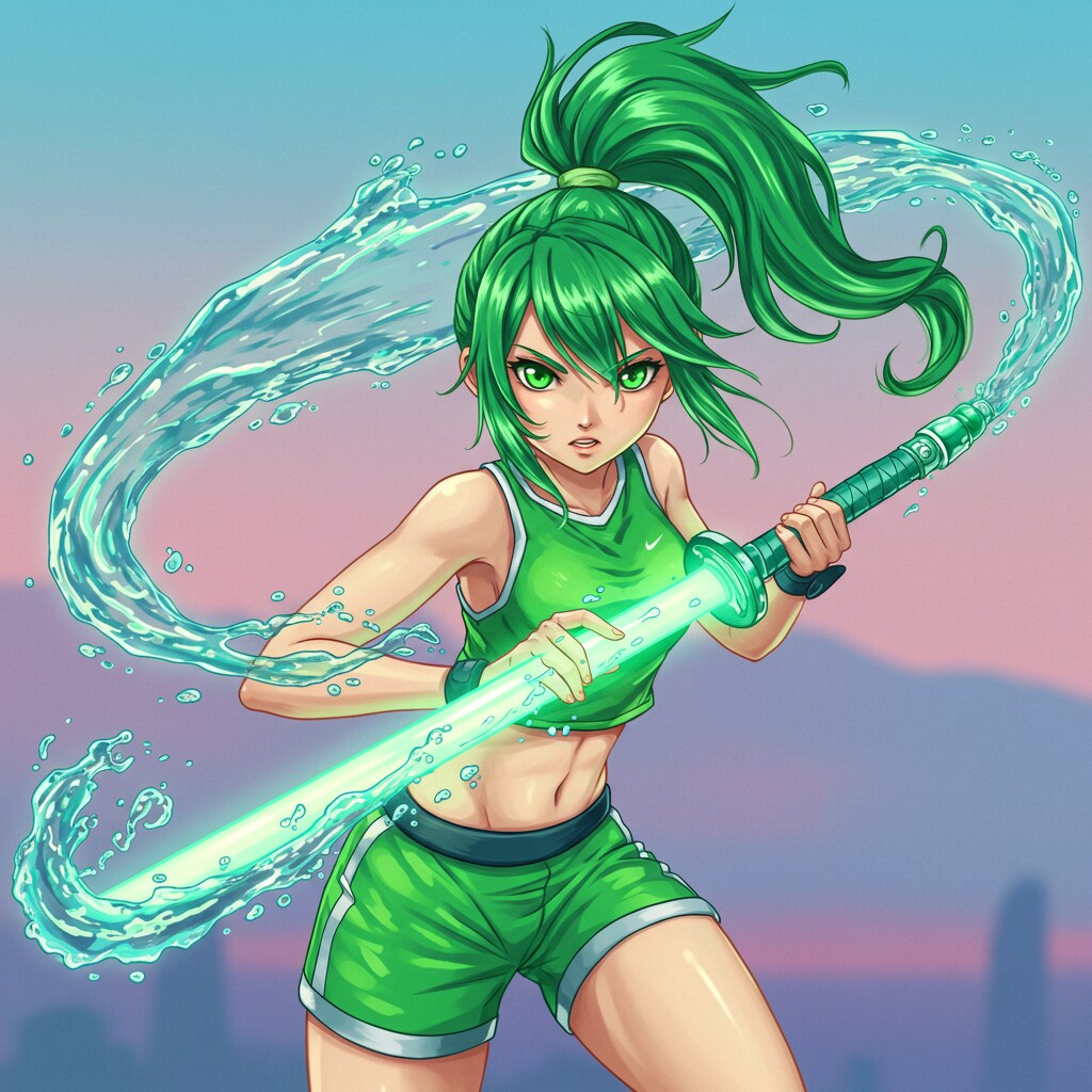 緑の水剣、他 | の人気AIイラスト・グラビア