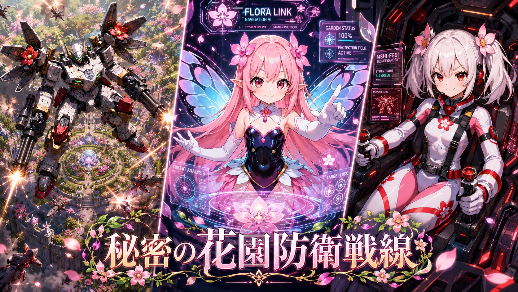 秘密の花園防衛戦線！