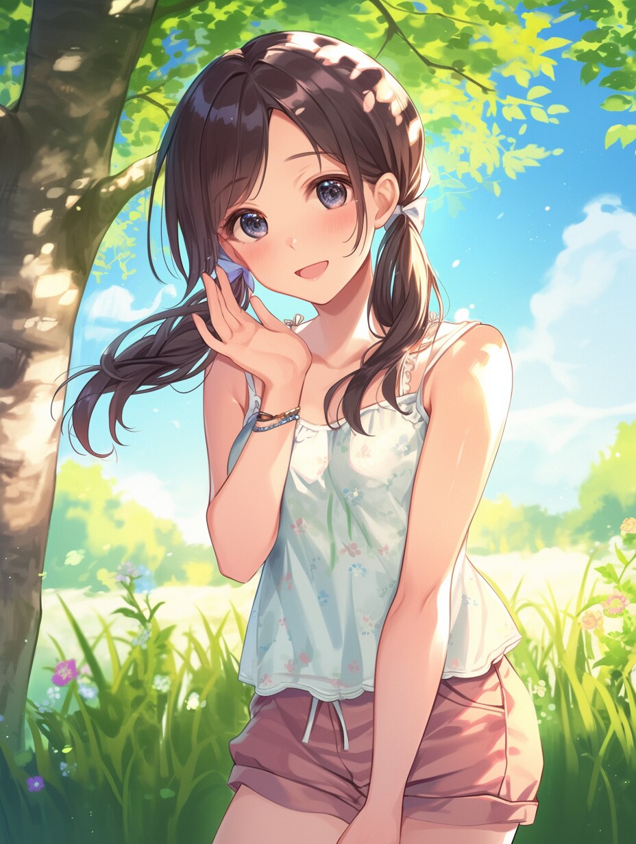 キャミソール女子35 | の人気AIイラスト・グラビア