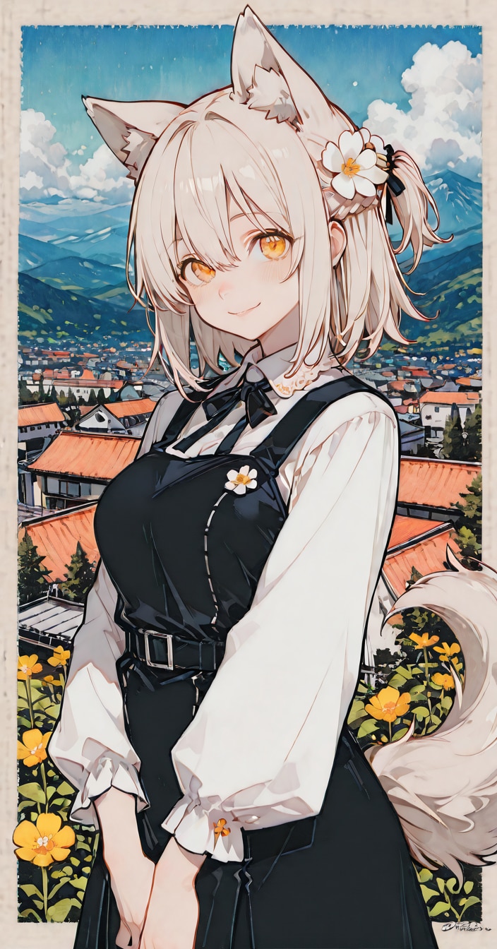 けもみみ娘 | の人気AIイラスト・グラビア
