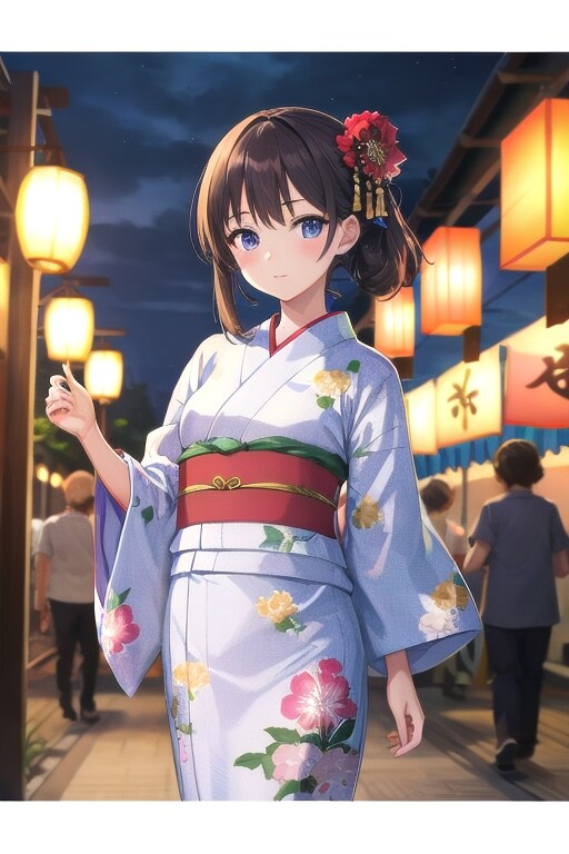浴衣 | の人気AIイラスト・グラビア