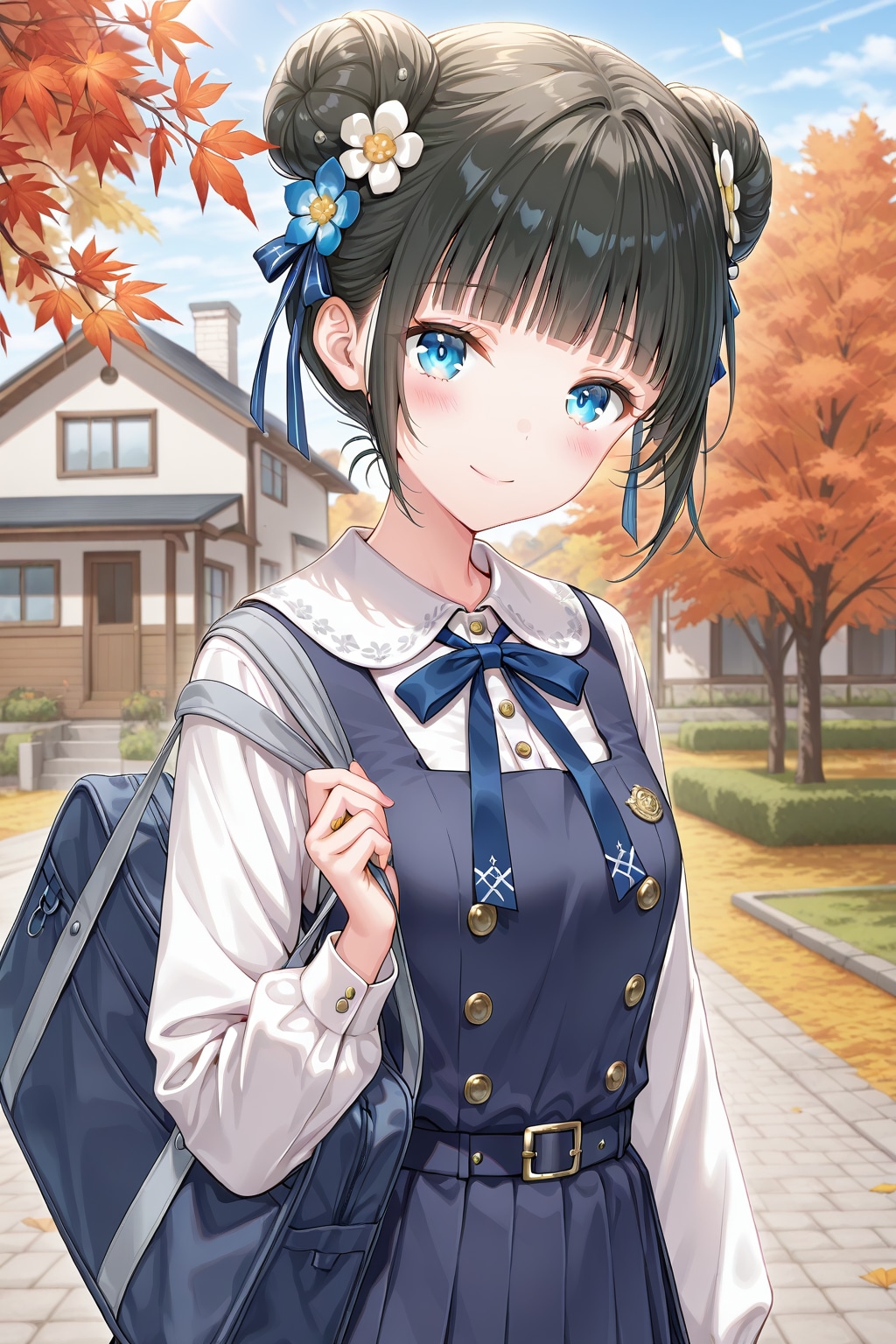 学校に行くおだんごちゃん🍡✨