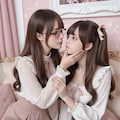 地雷系ちゃんのレズビアン004《眼鏡っ娘SeaArt》 7枚目