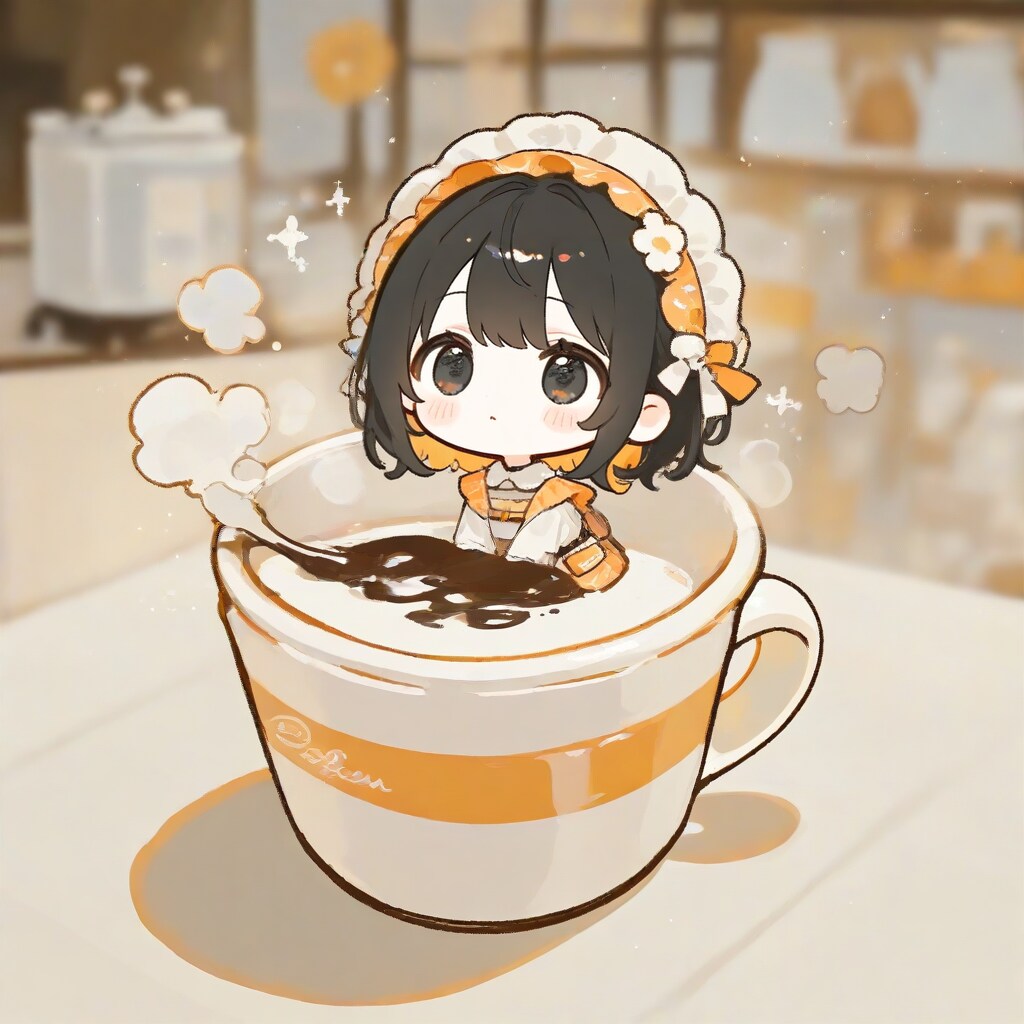 カフェラテどーぞ | の人気AIイラスト・グラビア