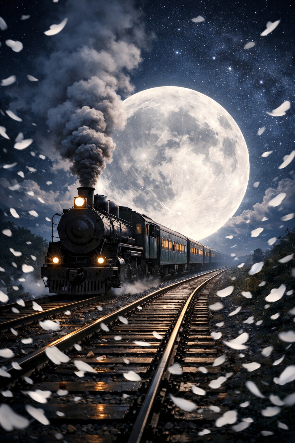 月列車の旅路 | の人気AIイラスト・グラビア