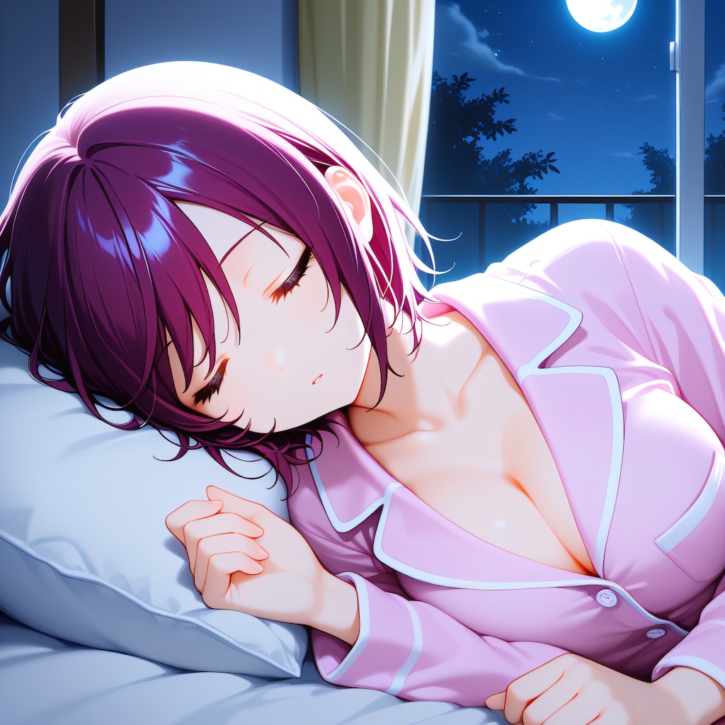 おやすみなさい（挨拶メイドの芽衣ちゃん）