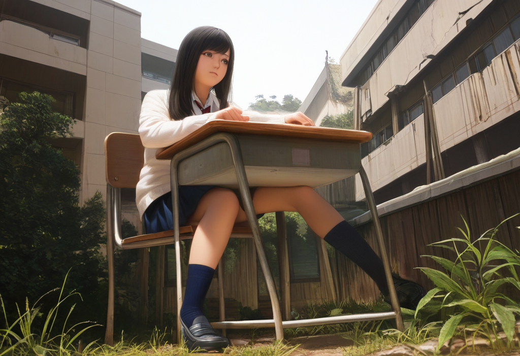 朽ちた学び舎の記憶②