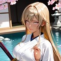 堀田成美（HottaNarumi）刀剣　帯刀 4枚目