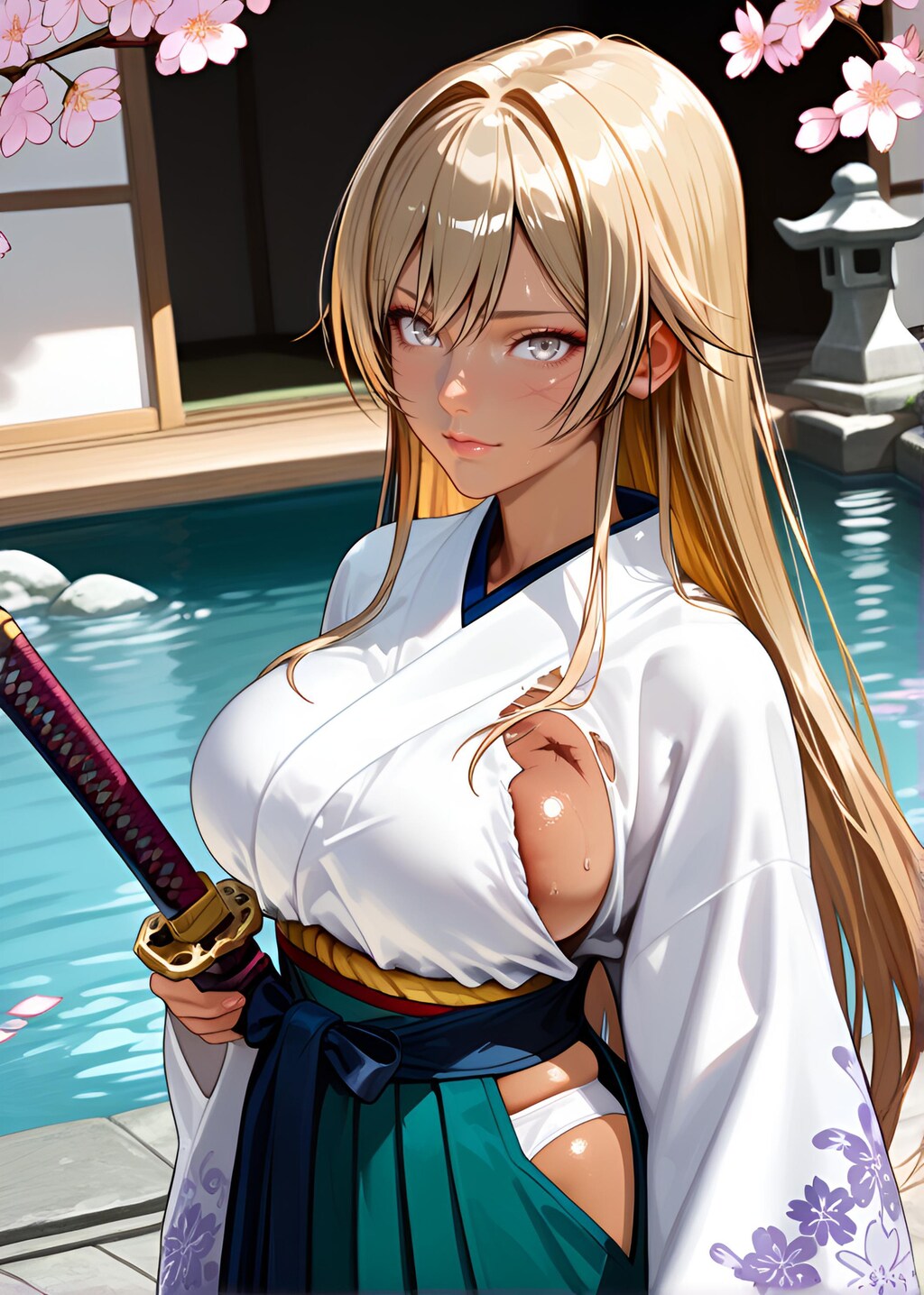 堀田成美（HottaNarumi）刀剣　帯刀