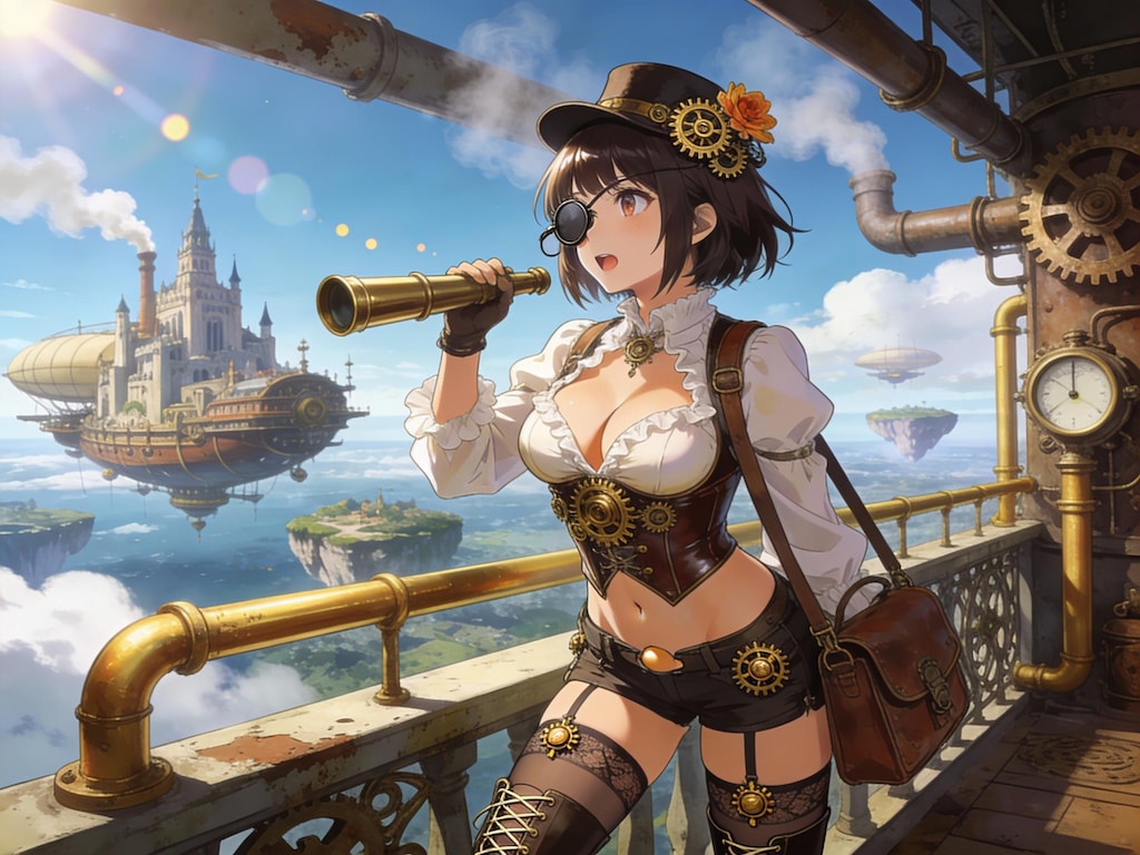 (ほぼ全モデル) スチームパンクファンタジーワールド 2(イラスト+実写(GARNET))