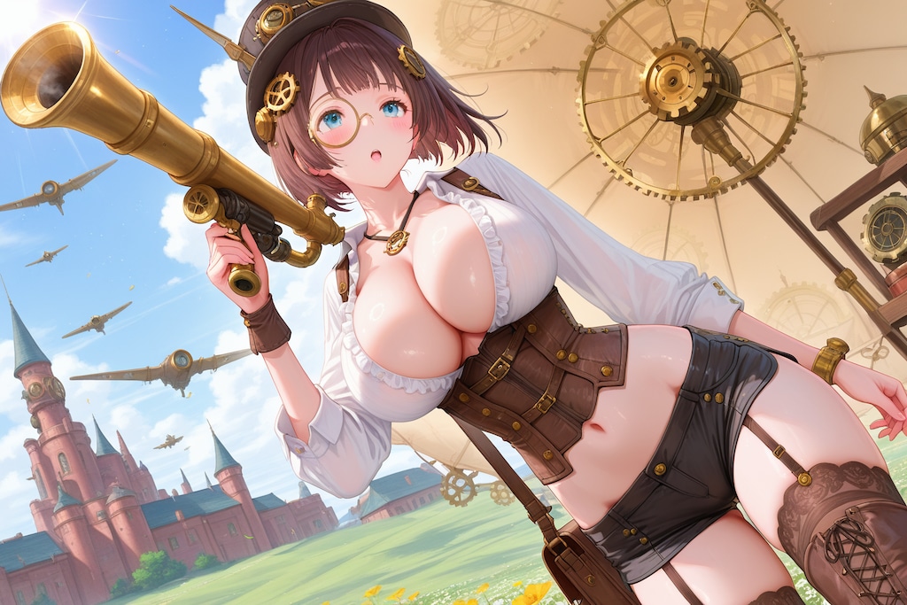 (ほぼ全モデル) スチームパンクファンタジーワールド 2(イラスト+実写(GARNET))