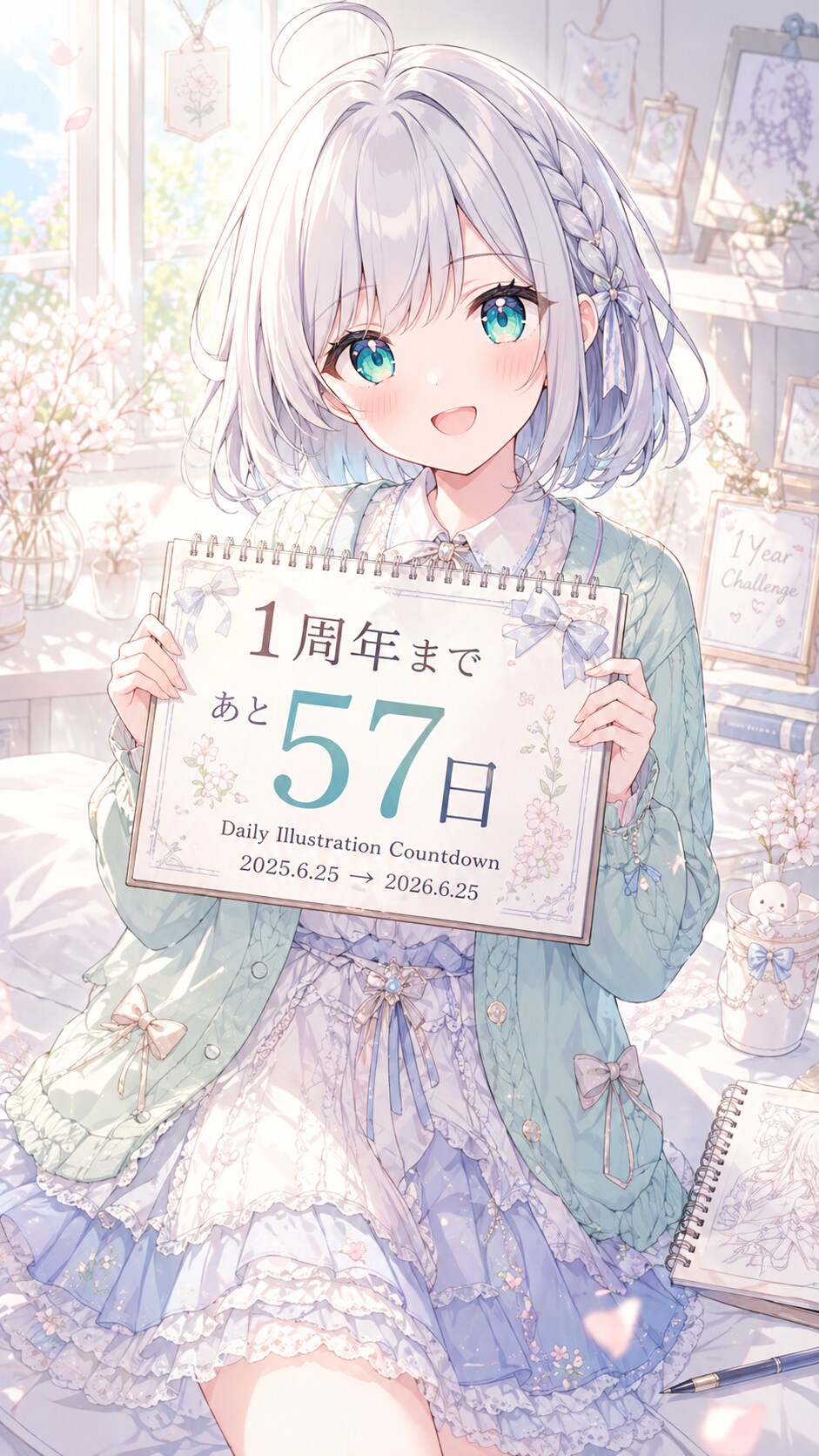 デイリーイラストカウントダウン | の人気AIイラスト・グラビア