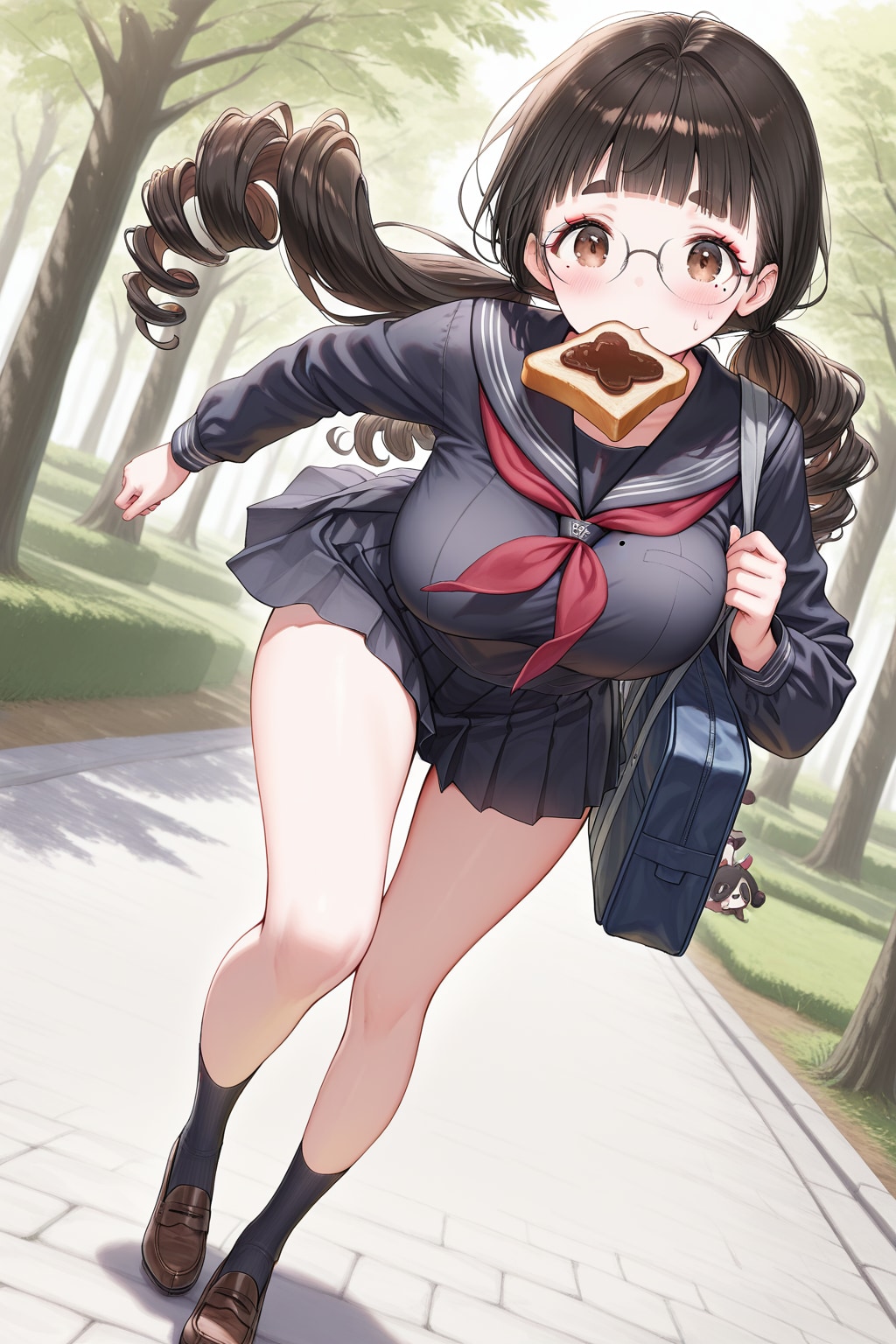 曲がり角に注意！
