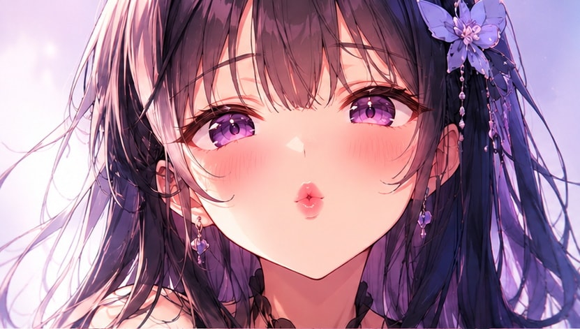 キス顔