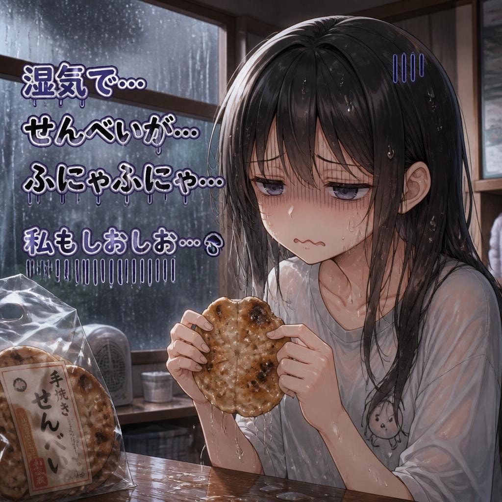 湿気てしおしお