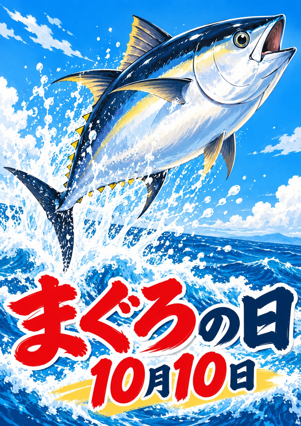 [今日は何の日 10/10] マグロの日 | の人気AIイラスト・グラビア