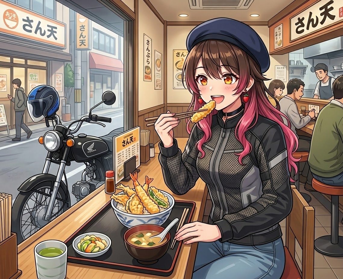 本日のつーりんぐ？③さん天で昼ごはん | の人気AIイラスト・グラビア