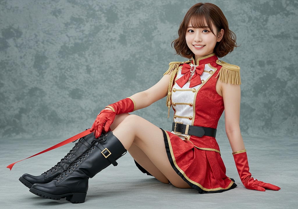 鼓笛隊のブーツ