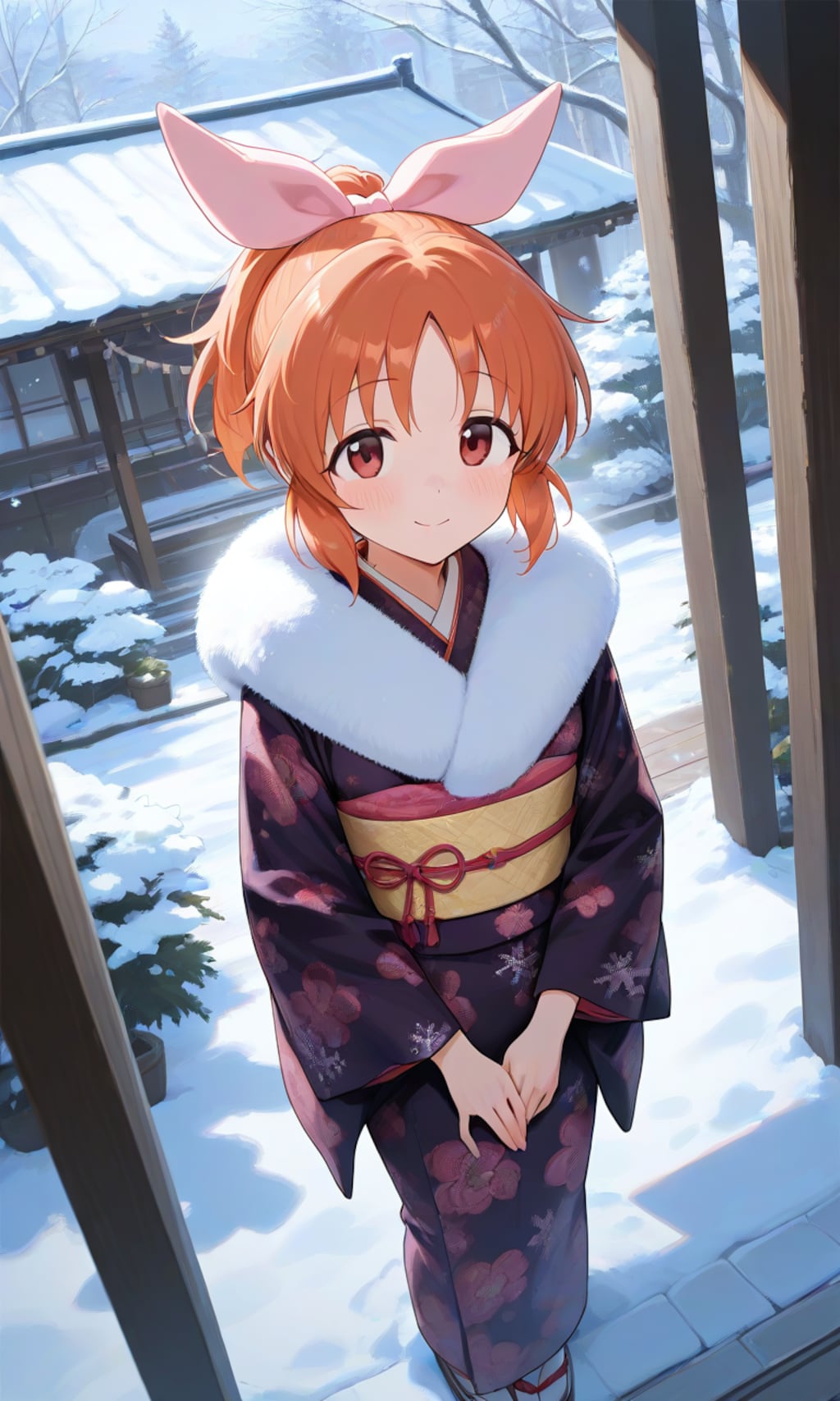 初詣、行きましょ。