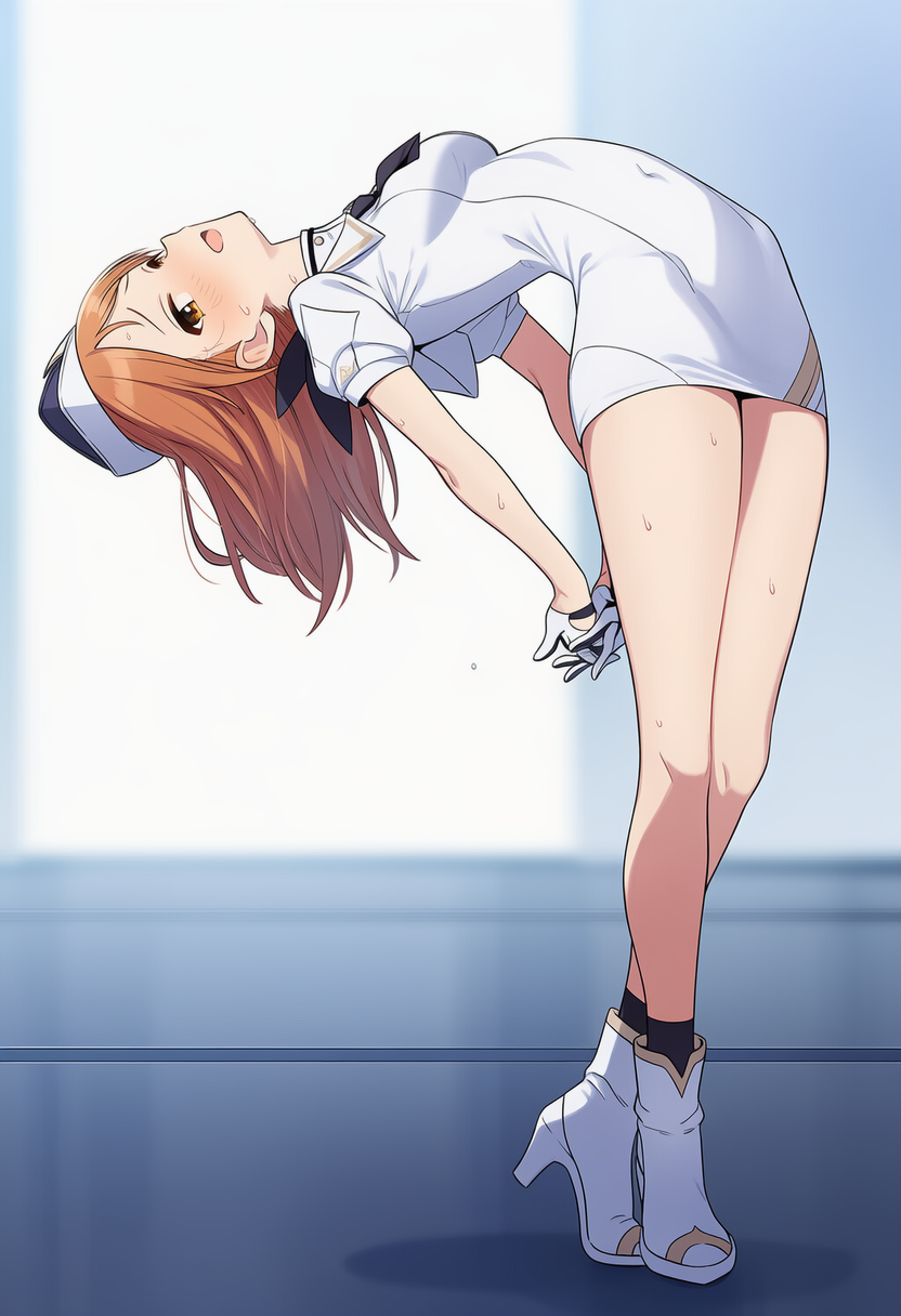 ブルアカオペレーター服　後ろ反り67