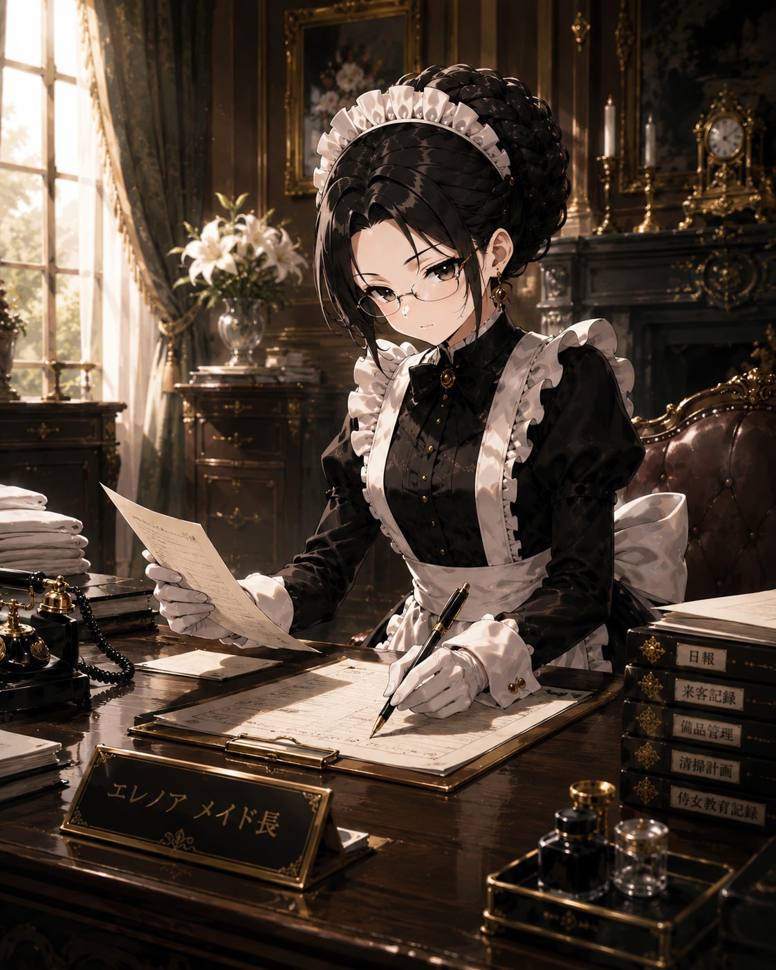 聖薔薇十三騎士団本部【メイド長】エレノア・シュバルツ