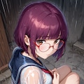 雨の透けブラ 2枚目