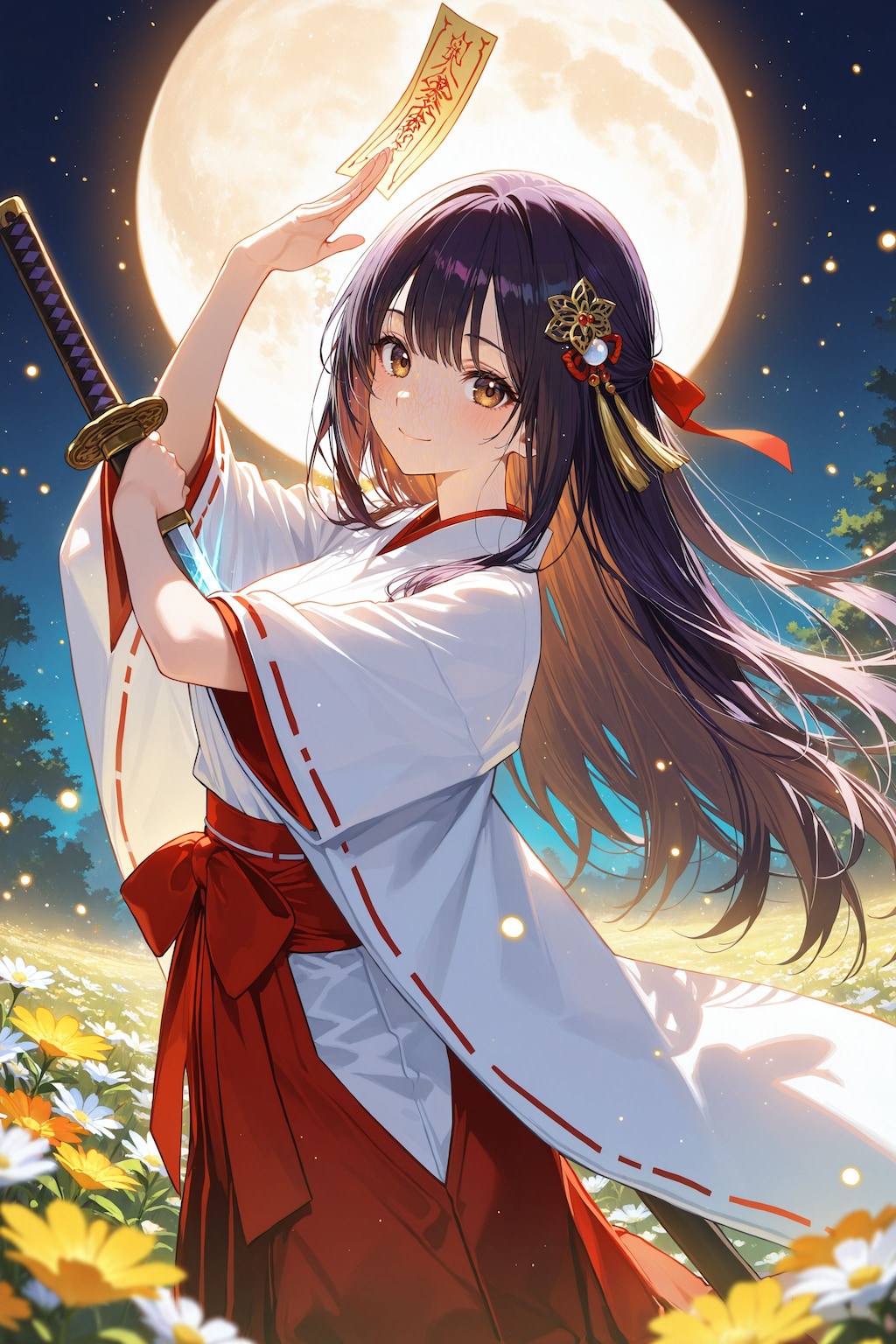 異世界神社の巫女さん（神楽さん）