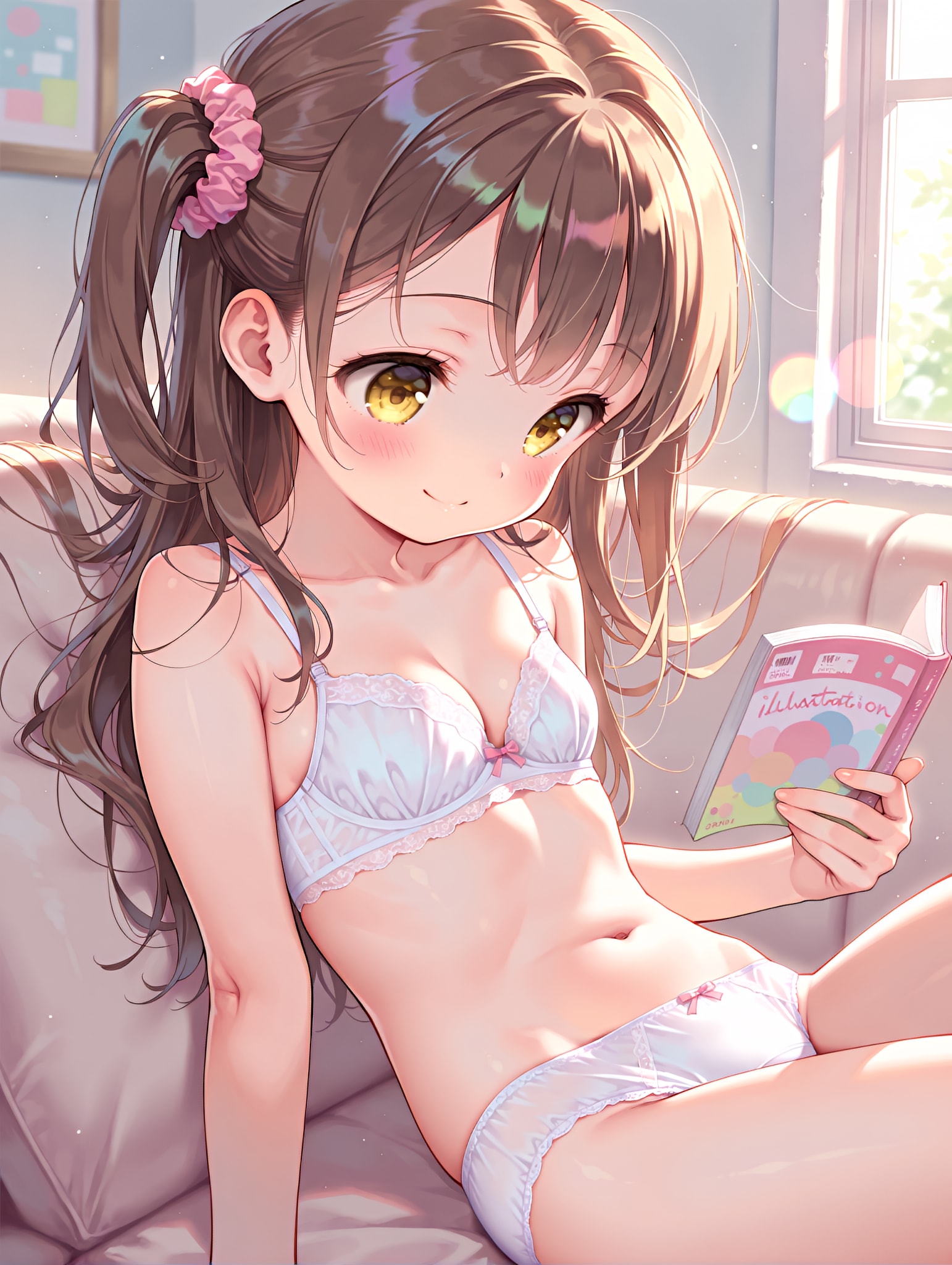 ソファーでくつろぎ