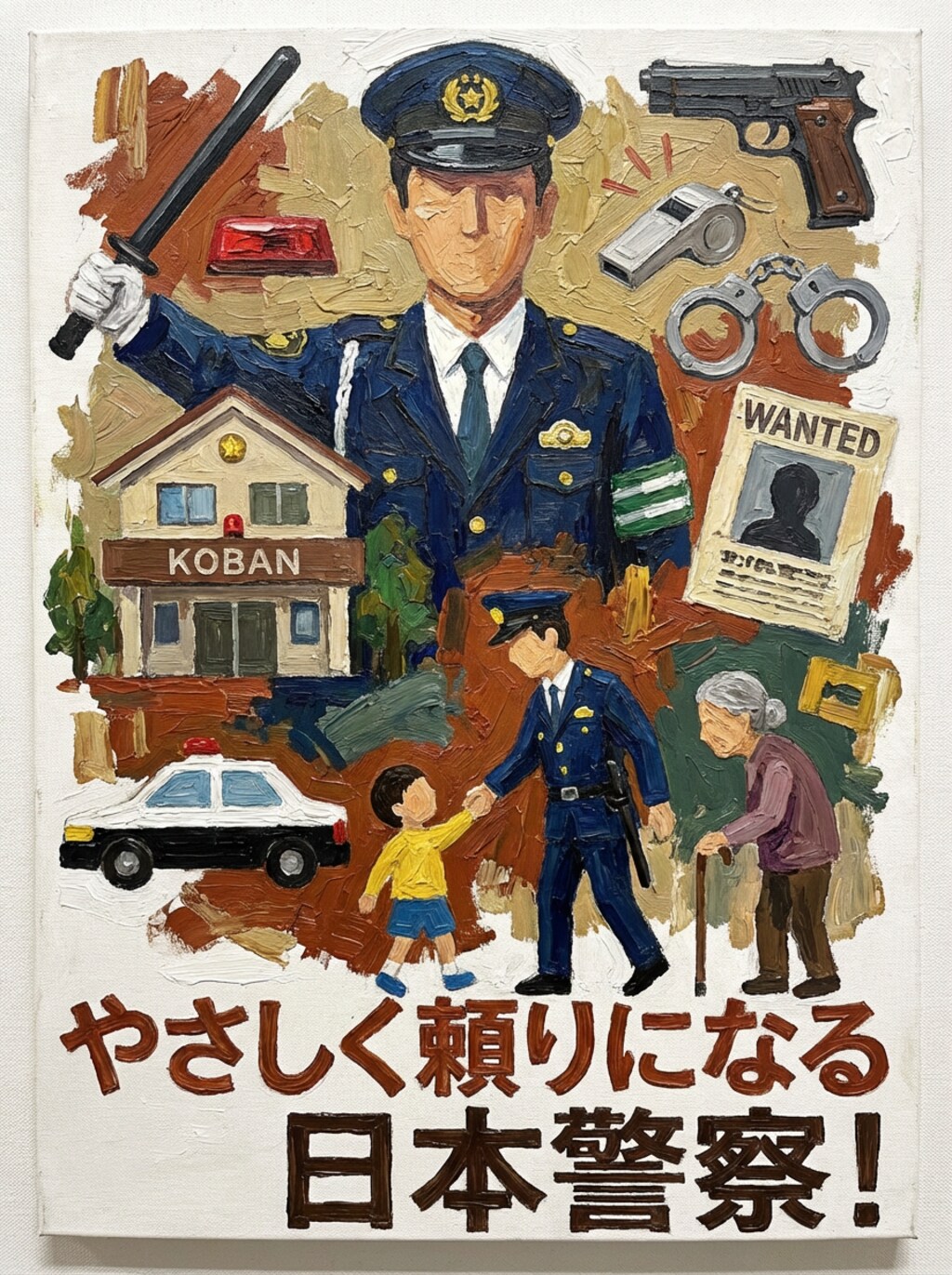 警察イメージポスター(Nanobanana)