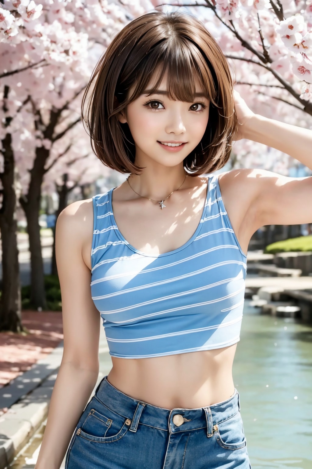 タンクトップの れなちゃん