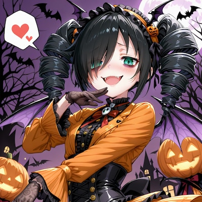 ハロウィン吸血鬼黒木智子