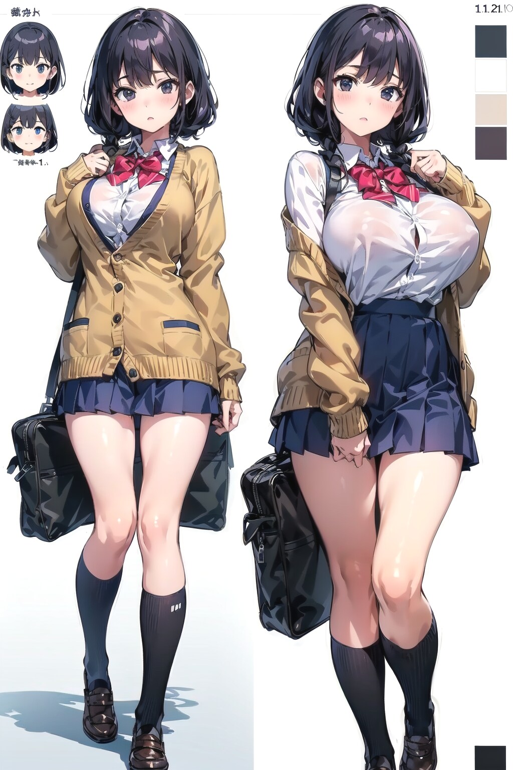 School Girl(Design Sheet)