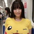 巨乳さんのピカチュウTシャツ(4枚) 4枚目