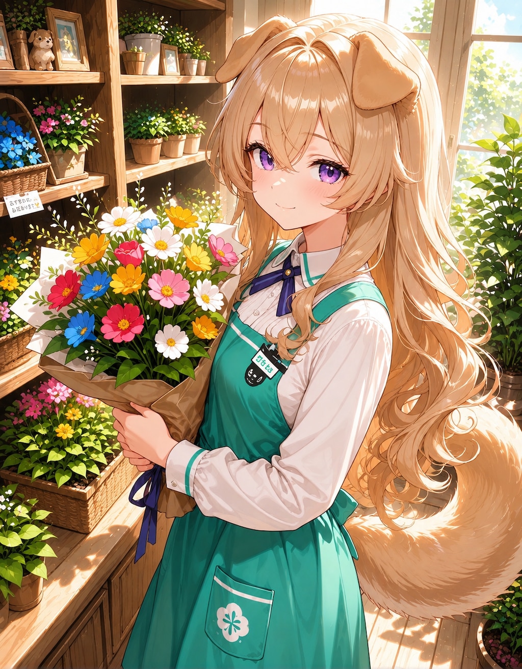 花屋のお手伝い💐