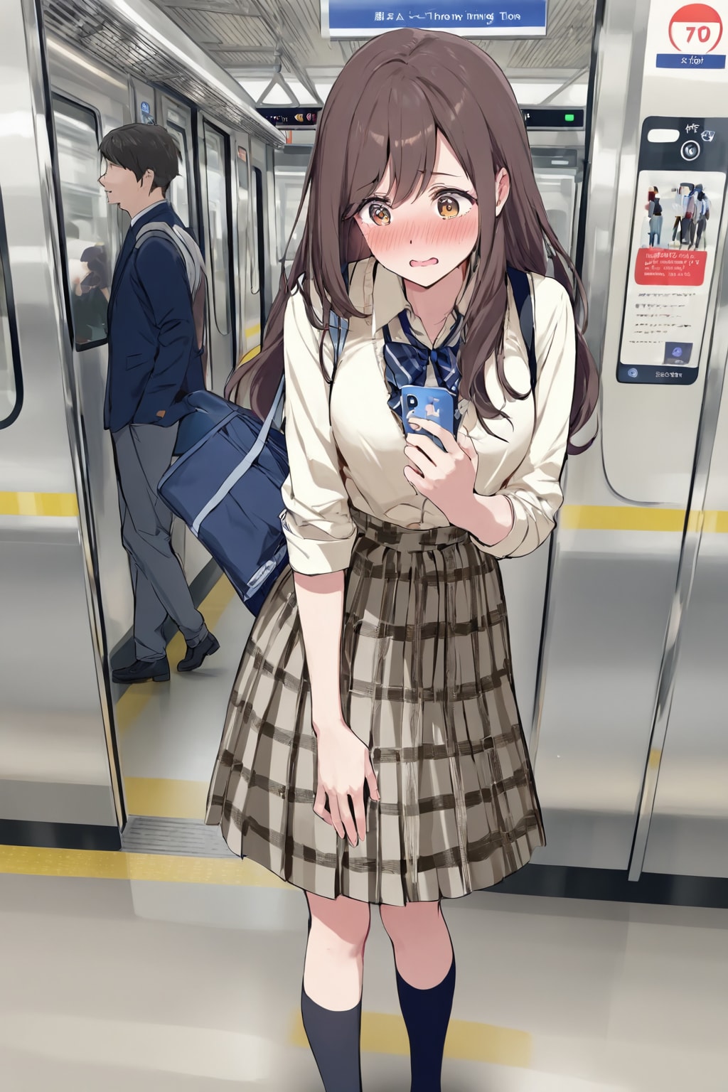 なんか恥ずかしいな　緊張Max!! | の人気AIイラスト・グラビア