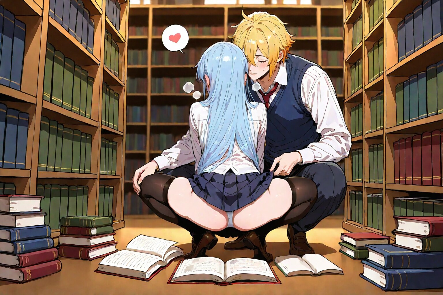 図書館でイチャつくバカップル（CAPE）２回目