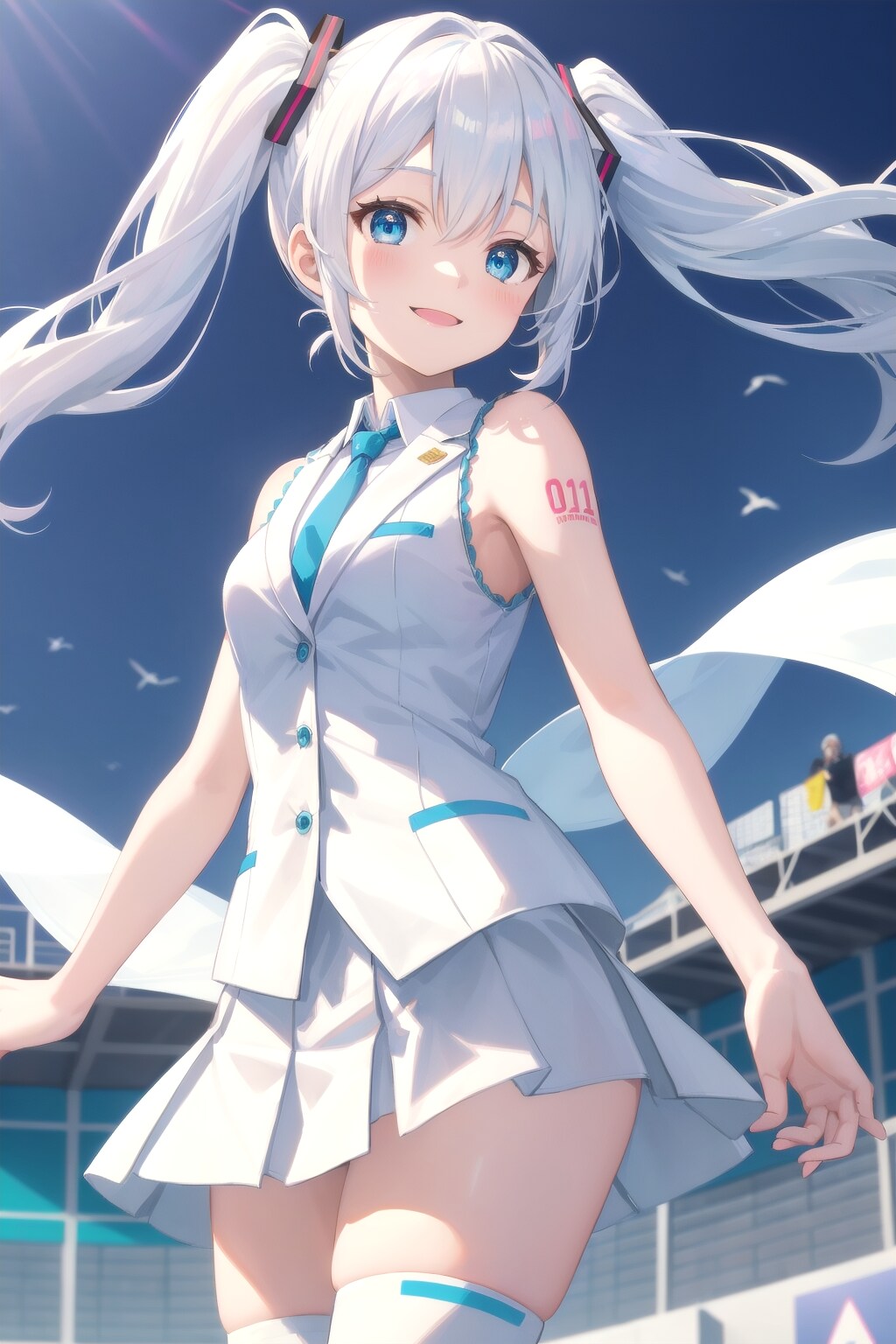 V4B　雪ミク | の人気AIイラスト・グラビア