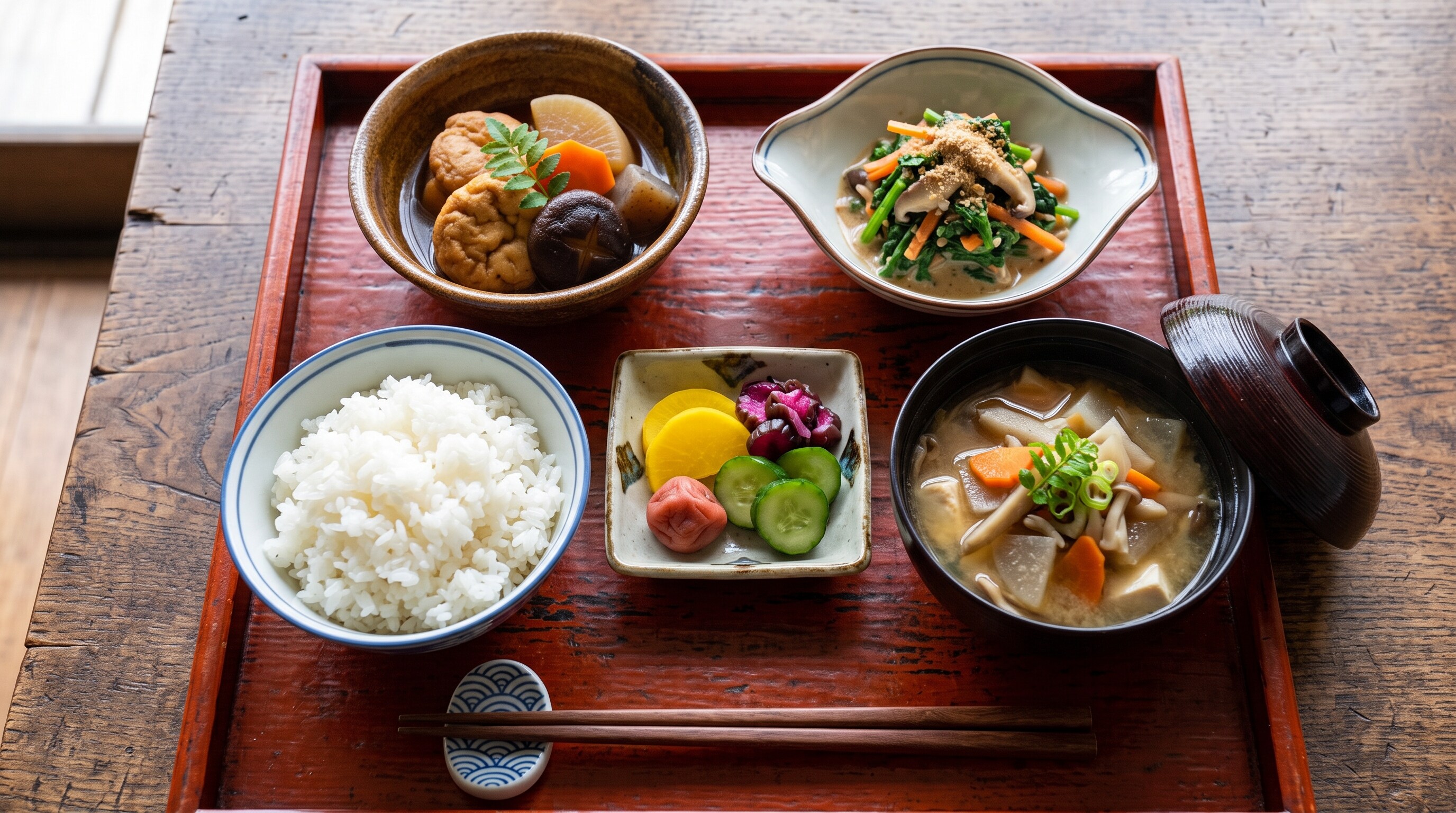 摩訶不思議食堂の盂蘭盆会の精進膳 | の人気AIイラスト・グラビア