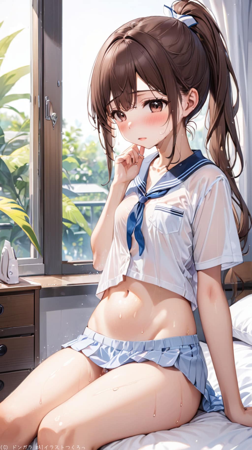 ポニテとツルまん