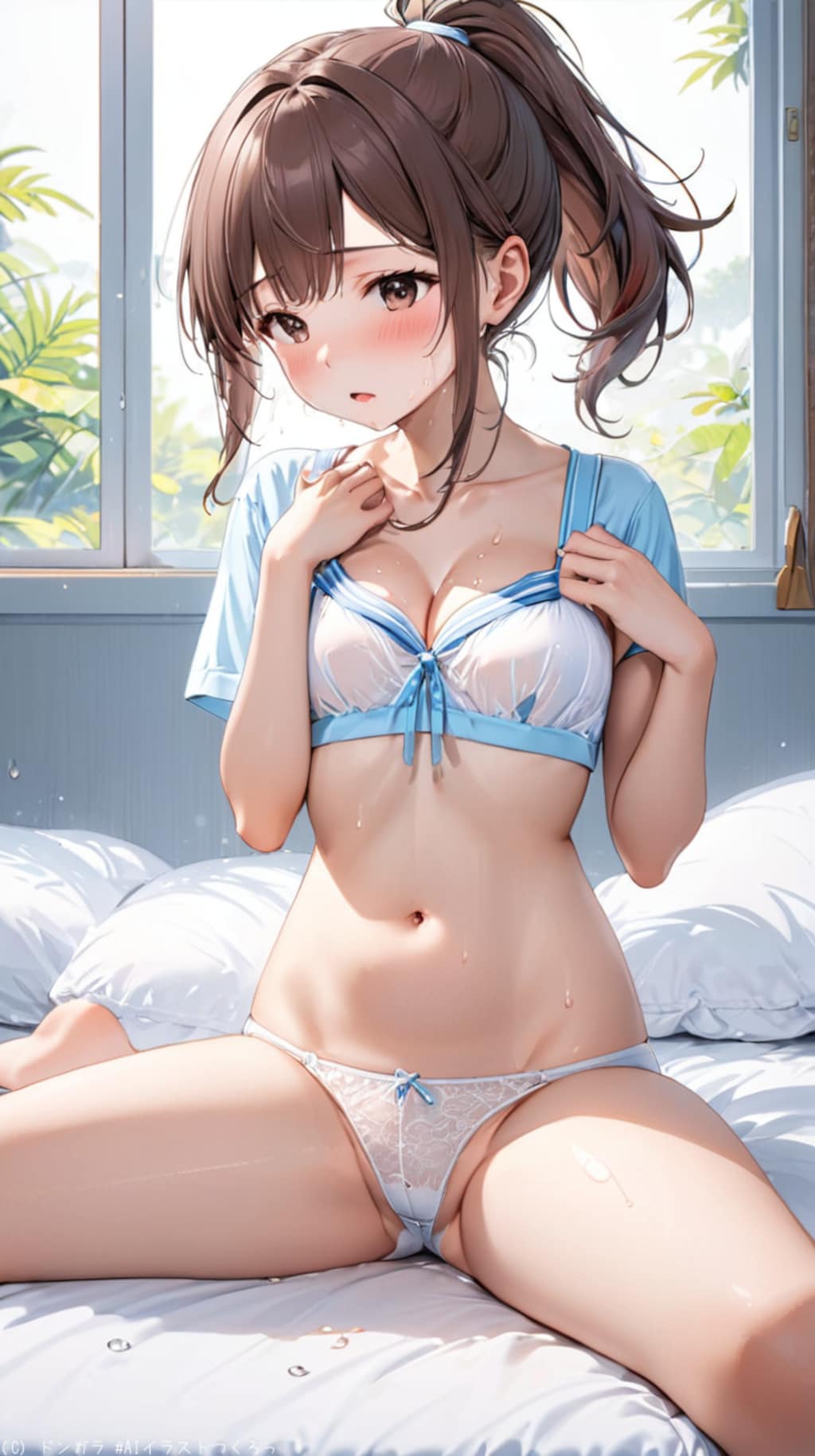 ポニテとツルまん