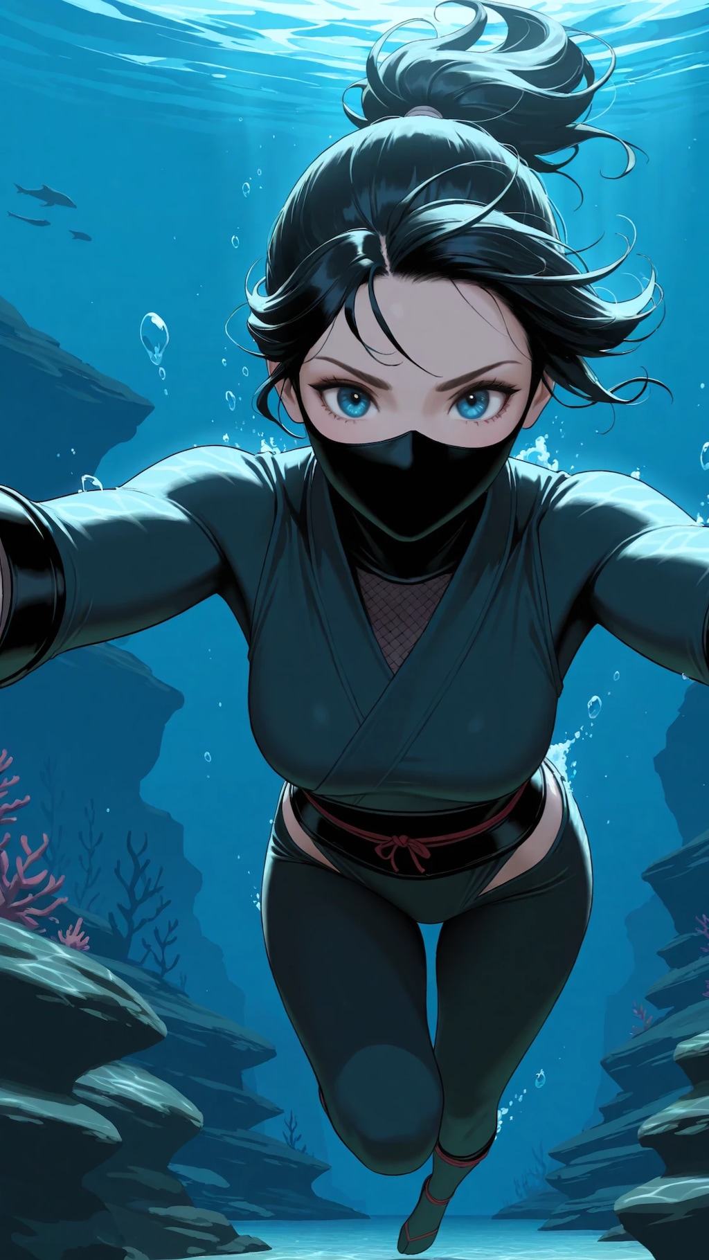 水中詰め合わせ 里を抜けたいくノ一さん編