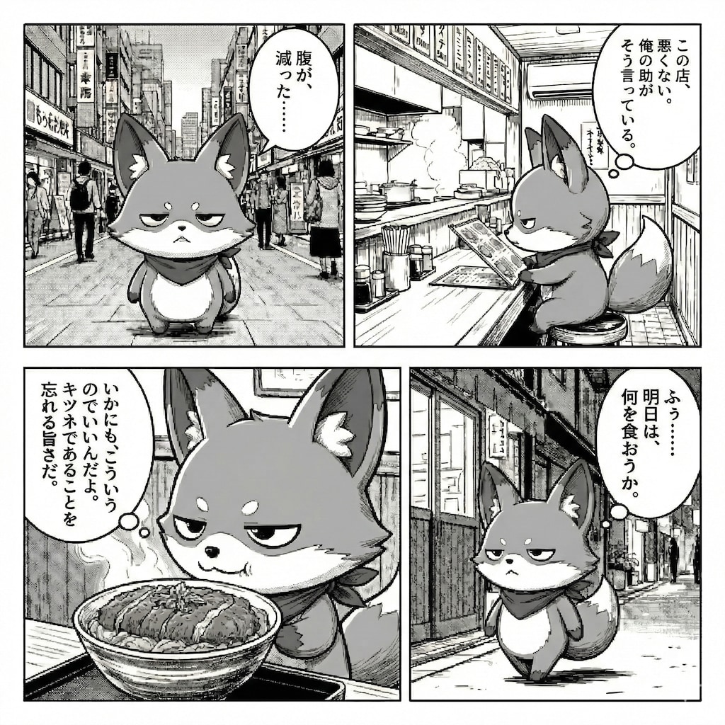 コミック版「狐独のグルメ」